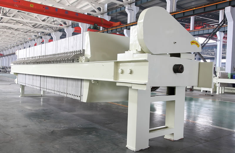 Cloth Washing Chamber Membrane Filter Press With Motor